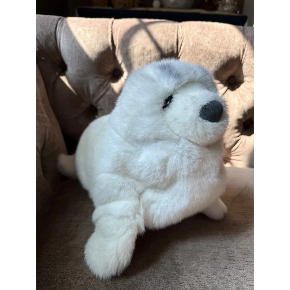 Douglas Harp Seal Pup Plush Kids White Excellent Soft Cuddle Toy Stuffed